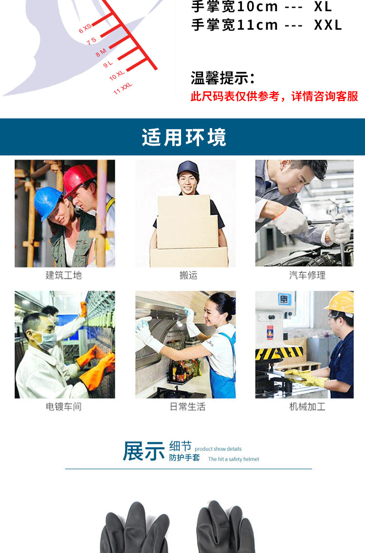 霍尼韋爾 2095025氯丁橡膠防化長(zhǎng)手套