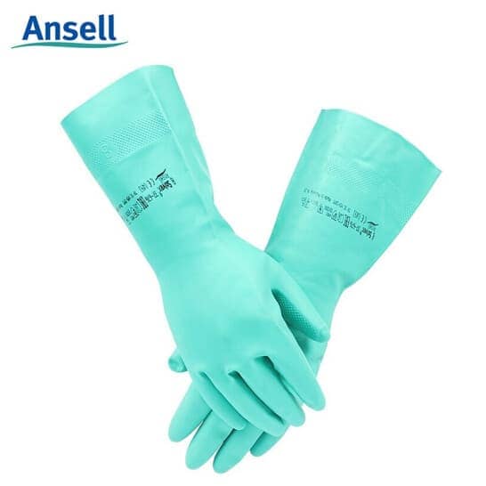 安思爾(Ansell)37-176 丁腈橡膠全塗層防化手套